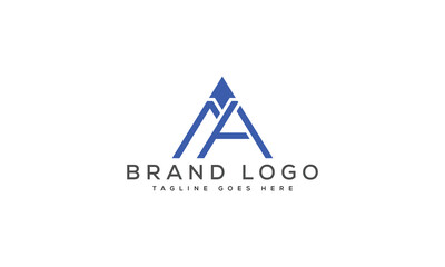 letter MA logo design vector template design for brand.