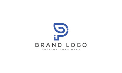 Fototapeta premium letter PP logo design vector template design for brand.