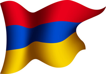 Armenia Realistic 3D Waving Flag