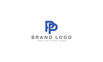 Obraz premium letter PP logo design vector template design for brand.