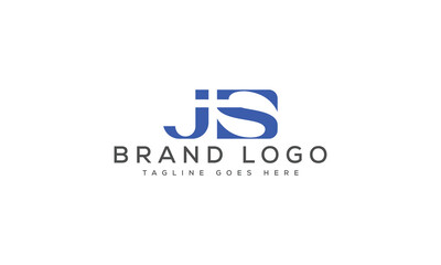 letter JS logo design vector template design for brand.