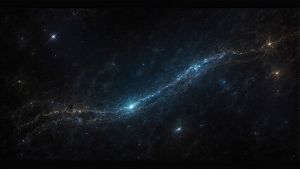 Obraz premium Black background with faint starry effect, cosmic and mysterious.