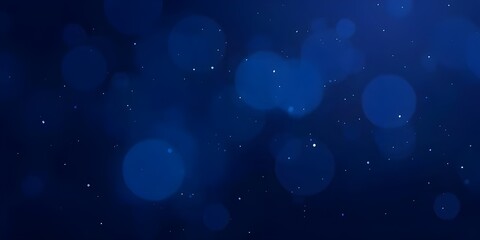 Abstract Blue Bokeh Light Background