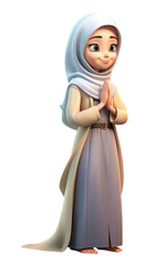 Naklejka premium PNG Figurine cartoon female adult.