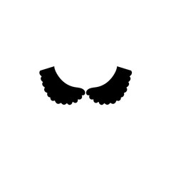 Hand-drawn collar and neck line vector drawings for clothes and fashion items.