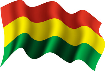 Bolovia Realistic 3D Waving Flag