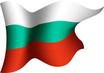 Bulgaria Realistic 3D Waving Flag