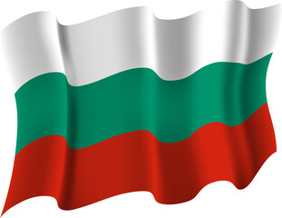 Bulgaria Realistic 3D Waving Flag