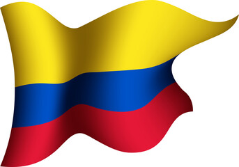 Colombia Realistic 3D Waving Flag