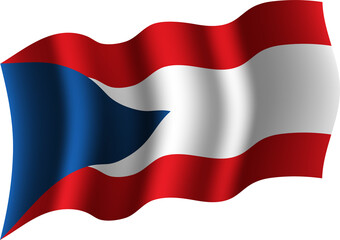 Czechia Realistic 3D Waving Flag