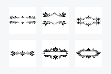 Ornamental Vector Dividers and Borders - Decorative Elements for Illustrator