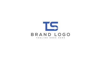 letter TS logo design vector template design for brand.