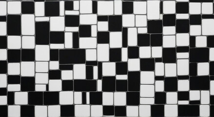 black and white checkered background