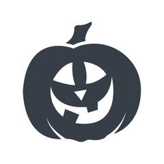 halloween pumpkin icon design vector template