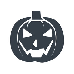 halloween pumpkin icon design vector template