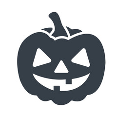 halloween pumpkin icon design vector template