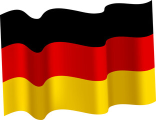 Germany Realistic 3D Waving Flag