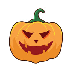 halloween pumpkin icon design vector template