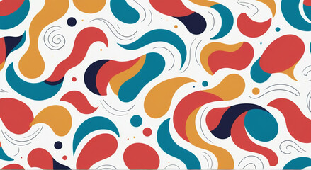 seamless pattern with flowers