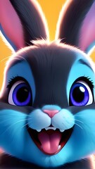 Cute baby rabbit isolated on solid pastel background, baby bunny, Mobile wallpapers, Cute baby bunny mobile wallpaper