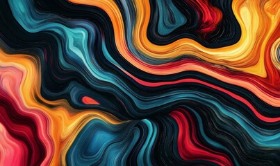 Fototapeta premium Abstract marbel designs Colorful Liquid Swirls