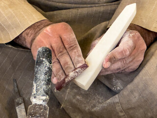 The magic of expert hands sculpting eternity from a block of alabaster. This ancient art form is...