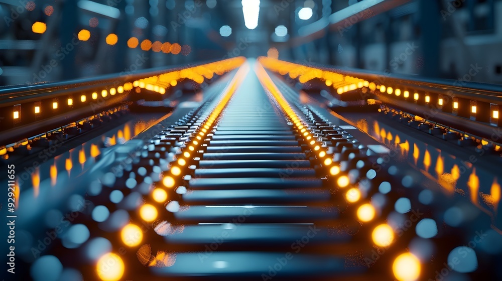Aufkleber a captivating 3d photo showcasing the intricate details of a symmetrical high tech automation system