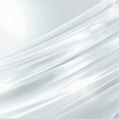 Obraz premium Abstract White Background, Smooth Wavy Lines, Elegant Light Gray Texture, Soft Subtle Design
