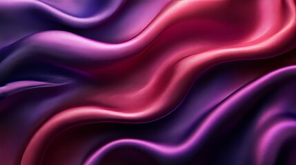 Obraz premium Abstract purple and red satin fabric forming an elegant background
