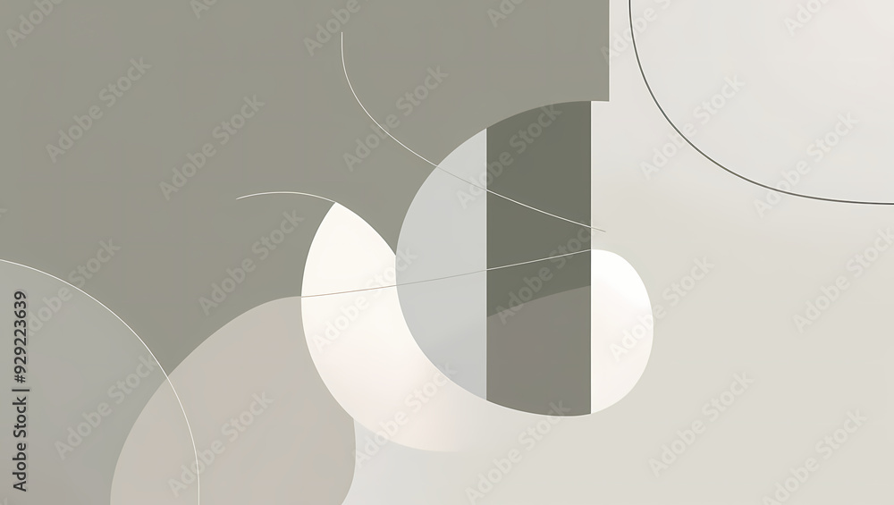 Canvas Prints elegant minimalism generative ai