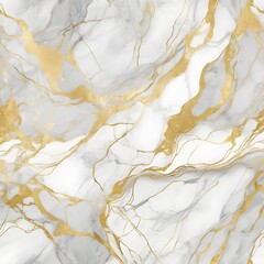 Fototapeta premium Elegant marble texture with subtle gold veins 