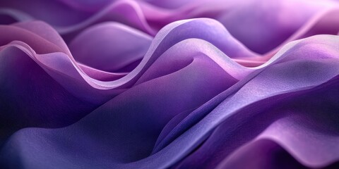 Obraz premium Abstract Purple Fabric Waves