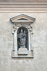 Sculpture of St. George's Convent at Prague Castle