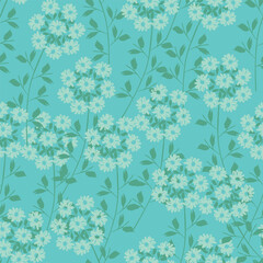 Textile and digital seamless floral vector design