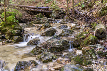 widok strumienia w górach © ckukis