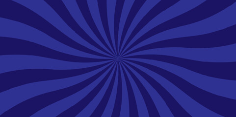Minimal sunrise radiate striped geometric circus light blue sunburst ray vector backdrop texture background. black retro poster shine spiral template design.	
