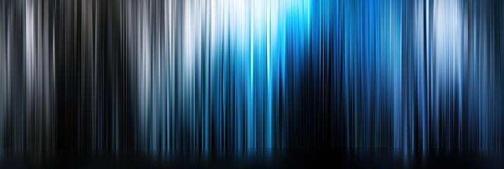 blurred background gradient black, silver and neon blue, 