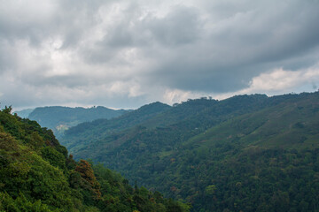 Fototapeta premium landscape with clouds