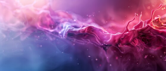 Fototapeta premium Pink-blue backdrop with a swirl of pink and purple on the left