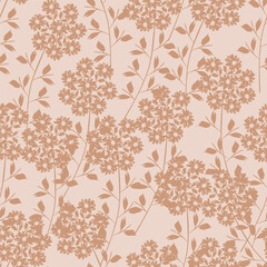 Textile and digital seamless floral vector design