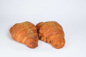 Croissants isolated on white background