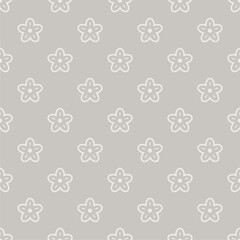 Seamless decorative pattern with flowers wallpaper festive birthday background art decor design for textile, paper	
