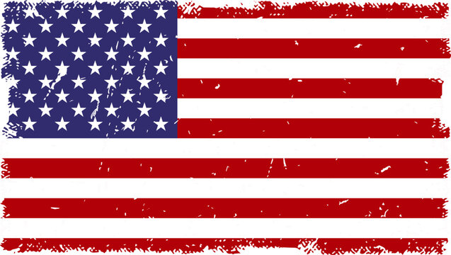 US american  flag Grunge splash texture emblem icon logo banner