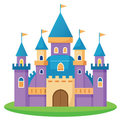 Fototapeta premium Castle Vector Design