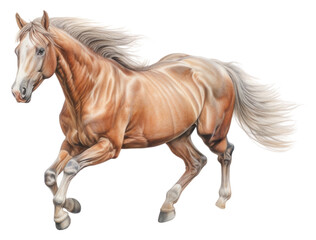 Obraz premium PNG Drawing horse animal mammal.