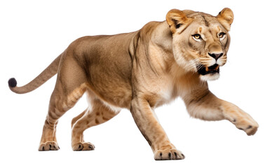 PNG Female lion wildlife mammal animal.