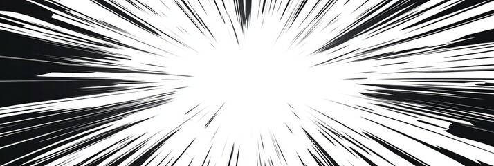 Dynamic anime-style Experience: Engulfed in the Energetic Speed Lines of Manga with Multiple Focus Points for Action Immersion,Anime-Style,illustration,Picture BooksFor Poster,Novel,UI,WEB,Game,Design