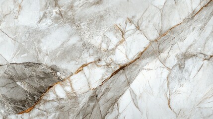 Naklejka premium White Marble Texture with Grey Veins