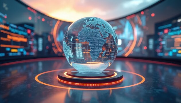 Futuristic Global Data Interface in Advanced Control Room