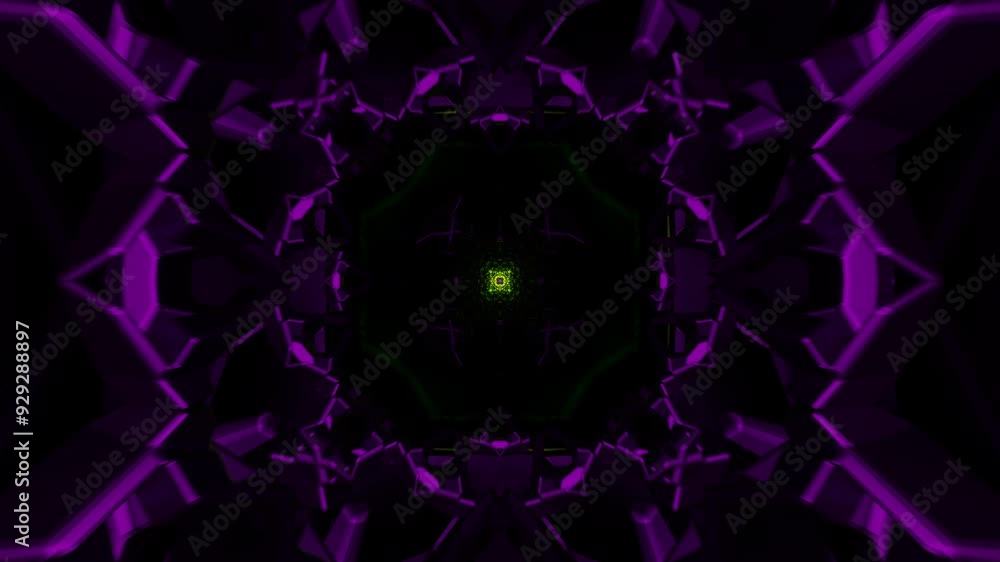 Poster rhythmic flashes of neon lights create a vibrant disco loop for vjs.